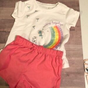 Lightening (new)bug girls t shirt, The Place shorts